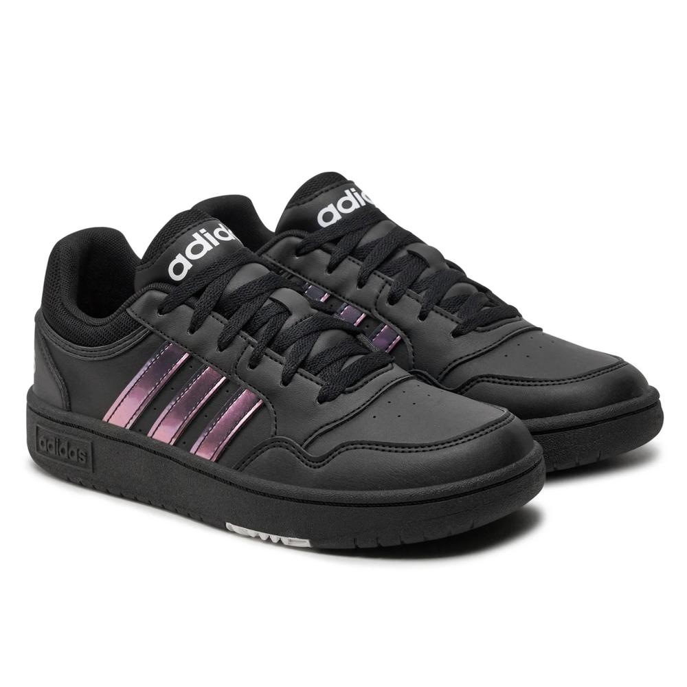 Foto 3 pulgar | Tenis Adidas Hoops 3 K GZ9671 Negros Unisex