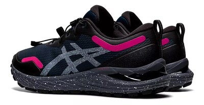 Foto 3 | Tenis Deportivos Asics Cumulus Color Negro Unisex Modelo 1012b064400