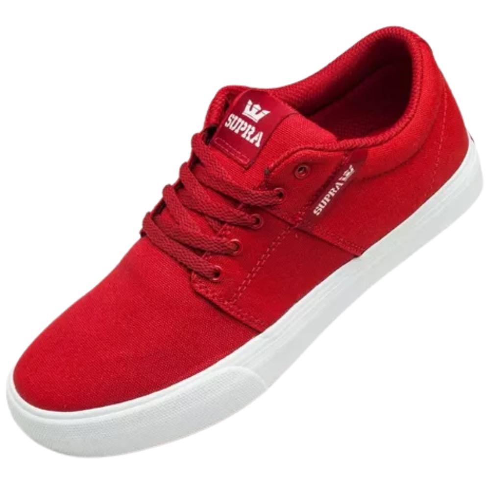 Foto 2 pulgar | Tenis Supra Kids Stacks Vulc Ii Niño Especiales Rojo