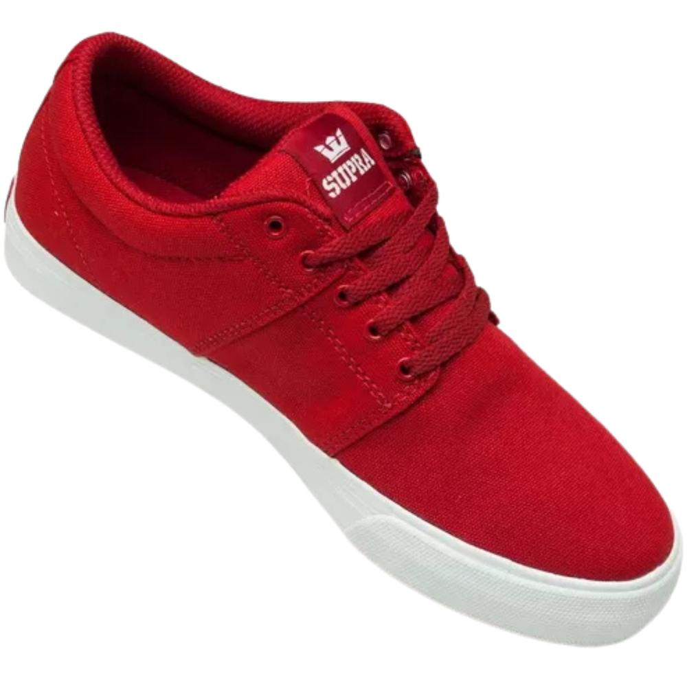 Foto 4 pulgar | Tenis Supra Kids Stacks Vulc Ii Niño Especiales Rojo