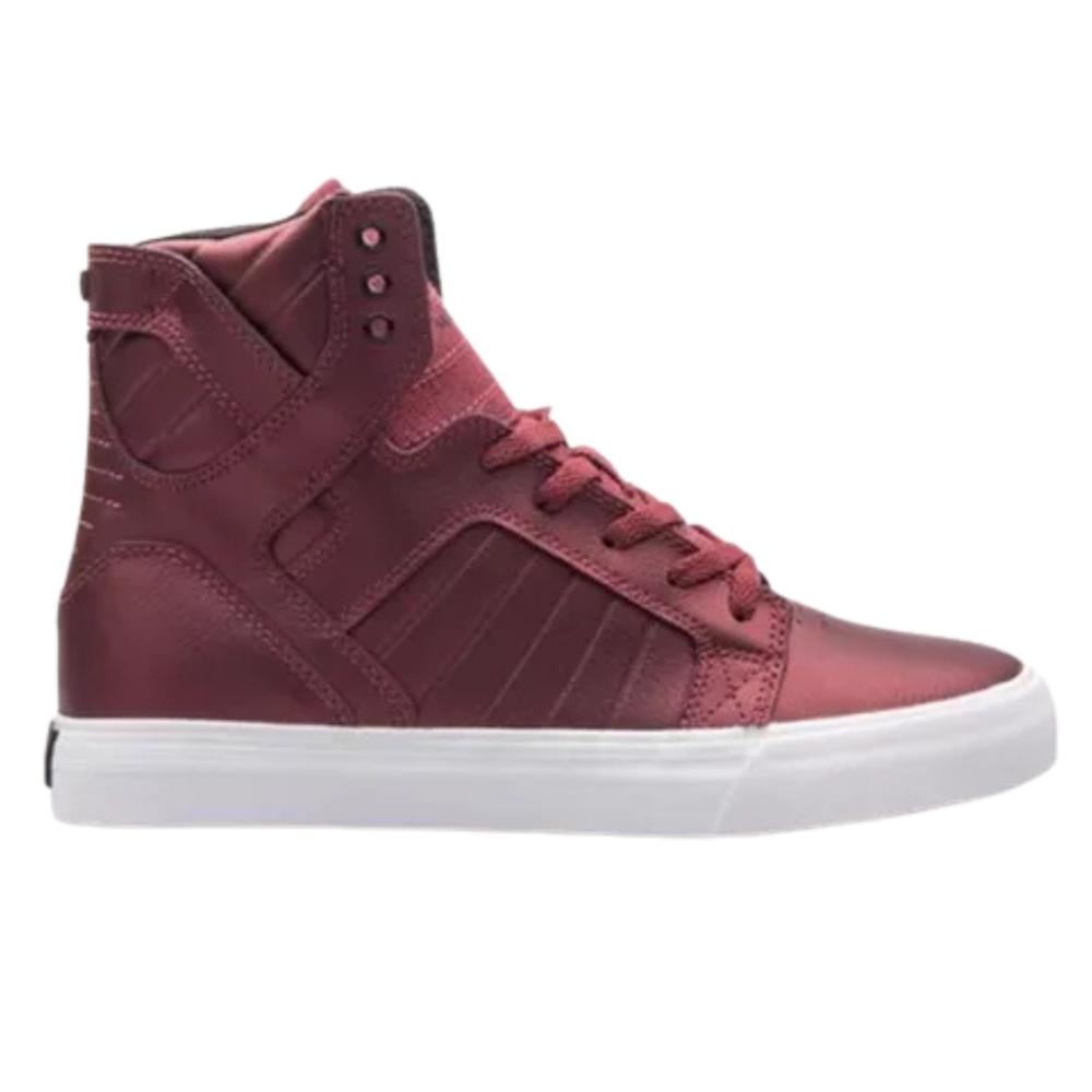 Tenis Supra Kids Skytop Niño Deportivos Vino