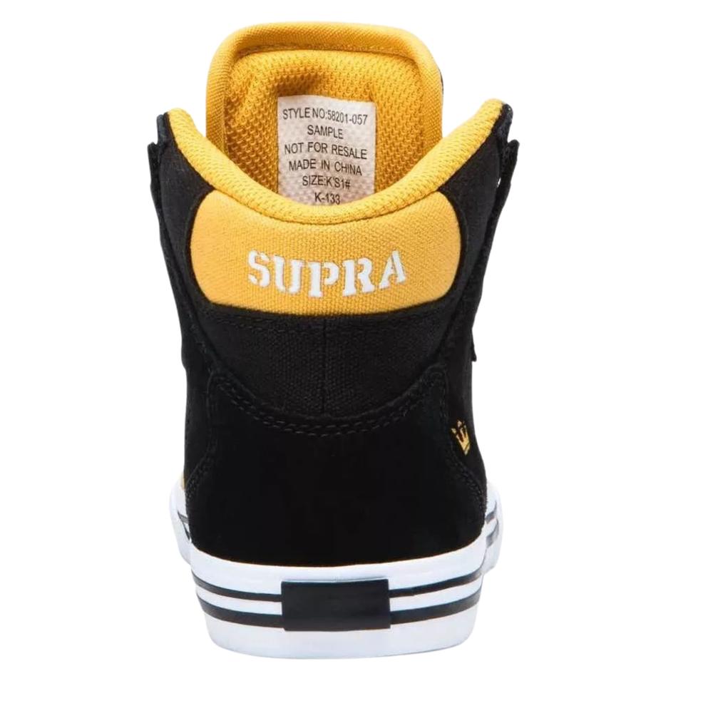 Foto 4 pulgar | Tenis Supra Kids Vaider Niño Sport Infantil Negro