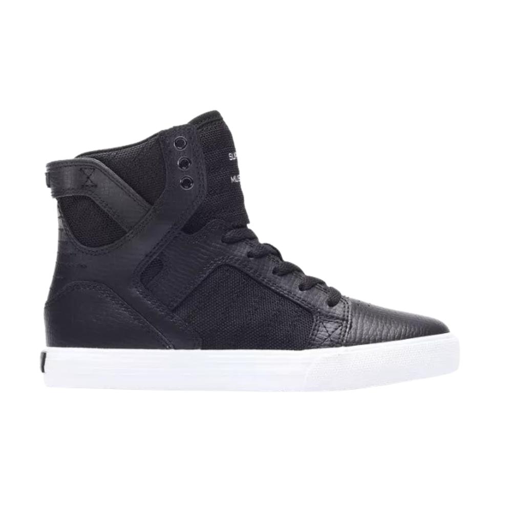Foto 2 pulgar | Tenis Supra Skytop Niño Atemporal Sport Negro