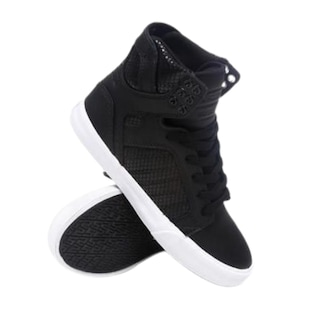 Foto 2 | Tenis Supra Skytop Niño Atemporal Sport Negro