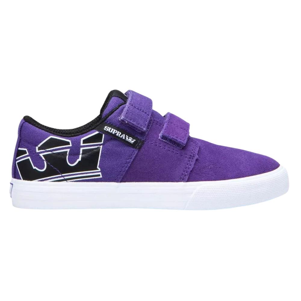 Foto 2 pulgar | Tenis Supra Kids Stacks Ii Vulc Vl Niño Infantil Purpura
