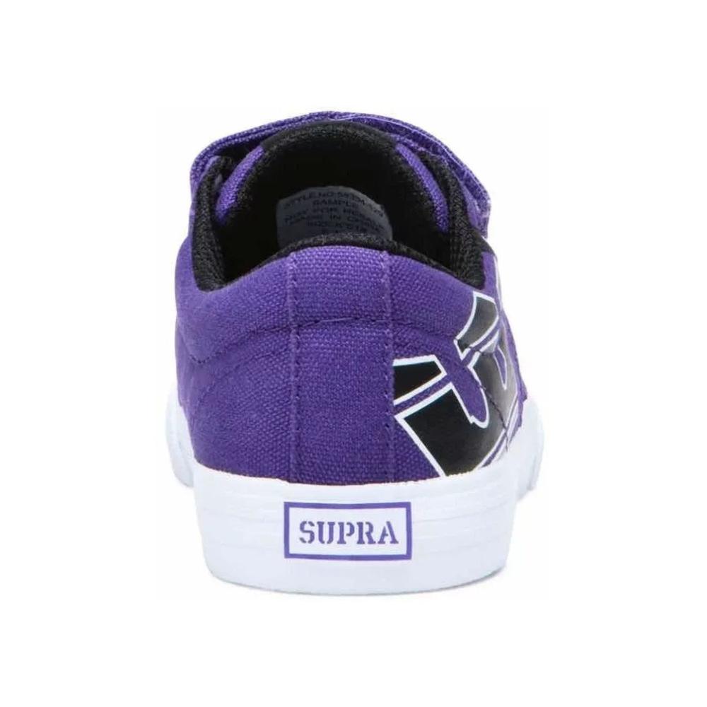 Foto 4 pulgar | Tenis Supra Kids Stacks Ii Vulc Vl Niño Infantil Purpura