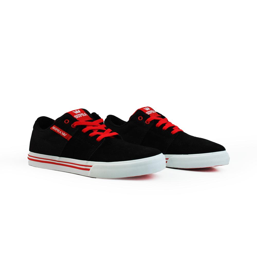 Foto 2 pulgar | Tenis Supra Kids Stacks Ii Vulc Niño Firme Negro