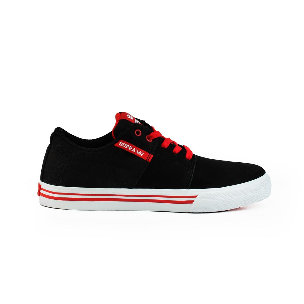 Foto 3 pulgar | Tenis Supra Kids Stacks Ii Vulc Niño Firme Negro