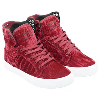 Foto 6 | Tenis Supra Vaider Niño Rojo Ante Rojo