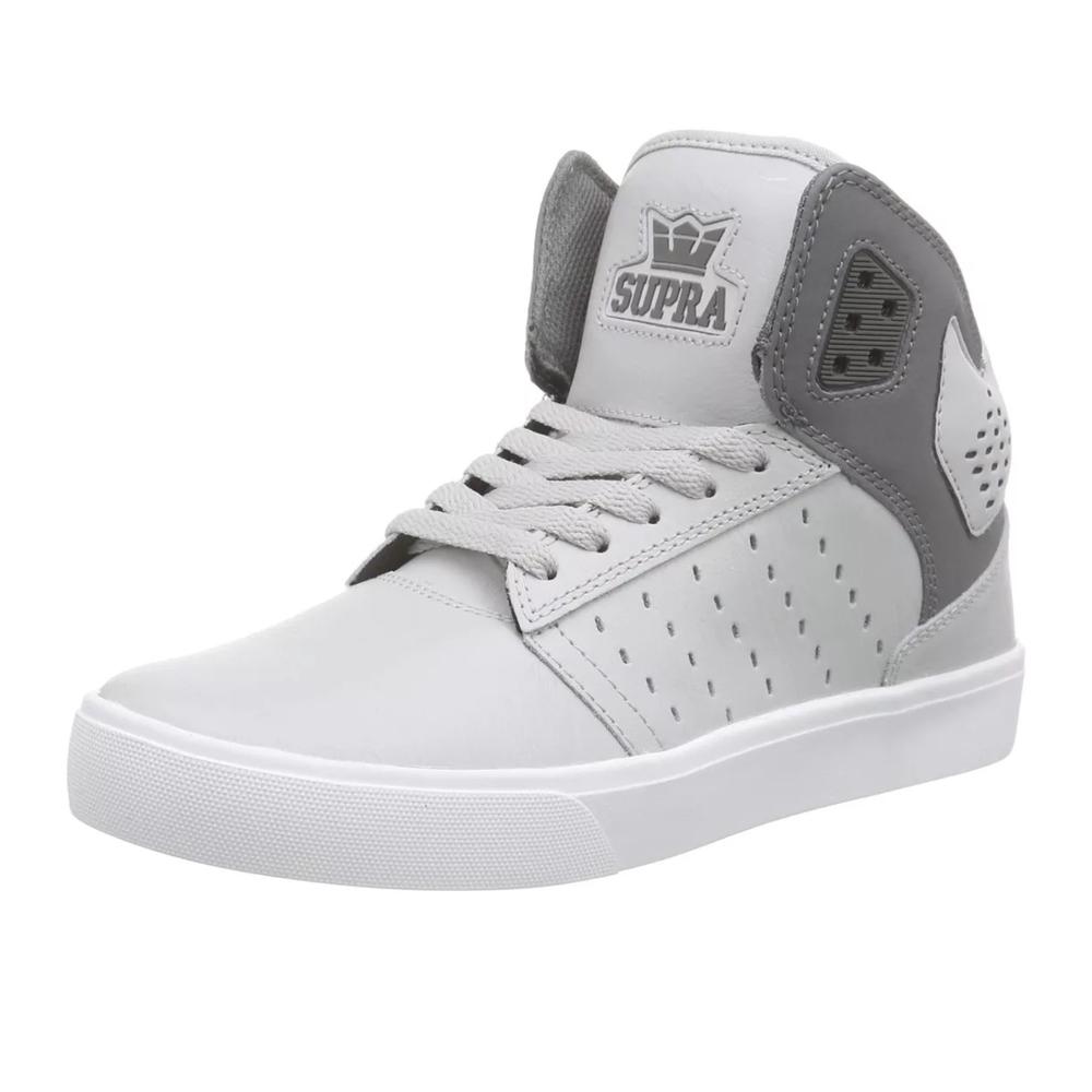 Tenis Supra Kids Atom Niño Gris Gris