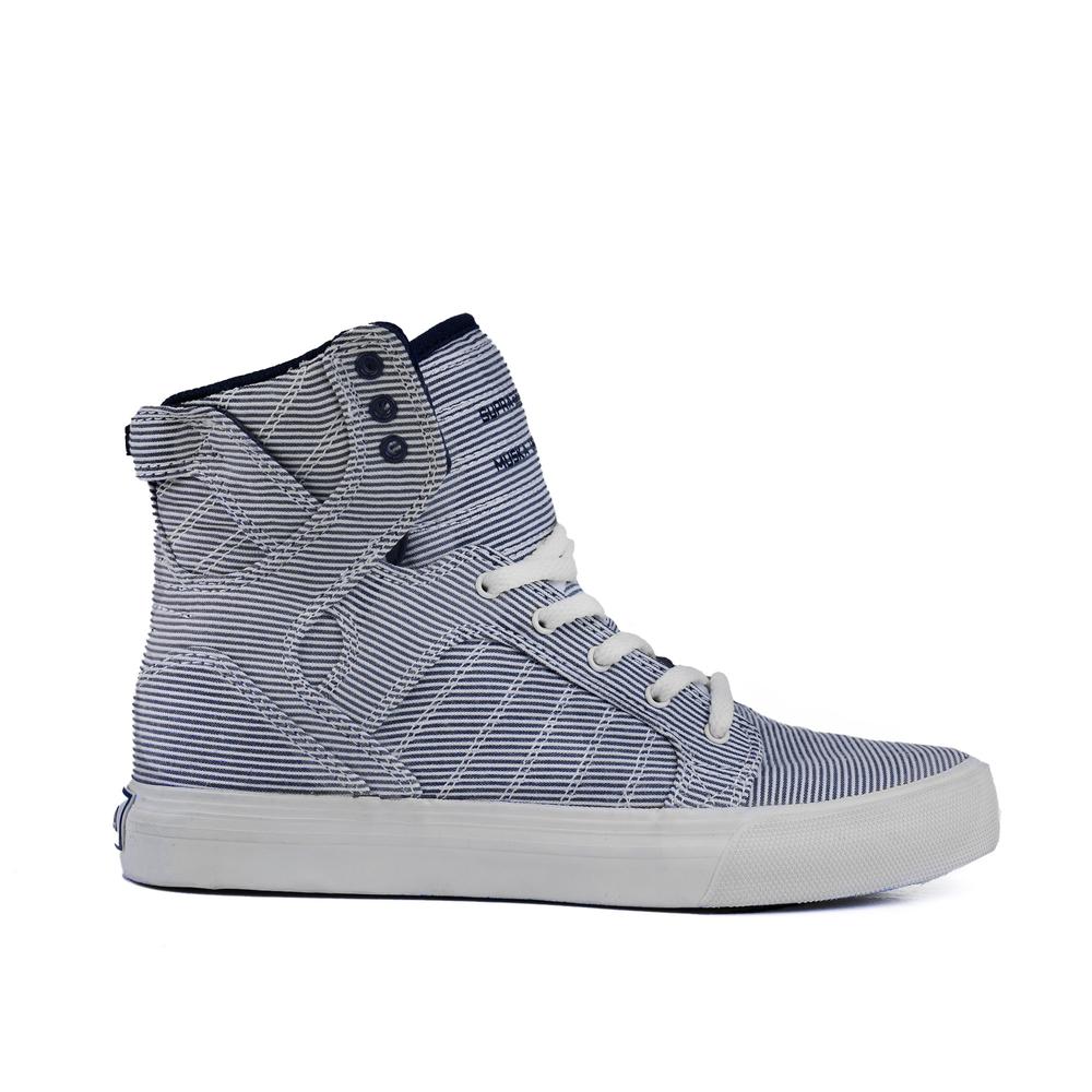 Tenis Supra Skytop Niño Deportivos Blanco