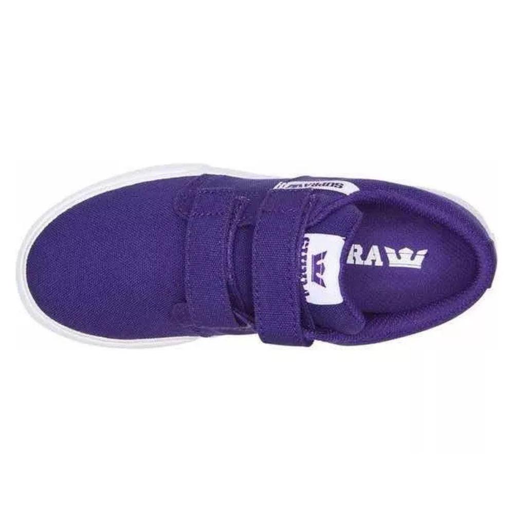 Foto 3 pulgar | Tenis Supra Kids Stacks Vulc Ii V Niño Skate Purpura