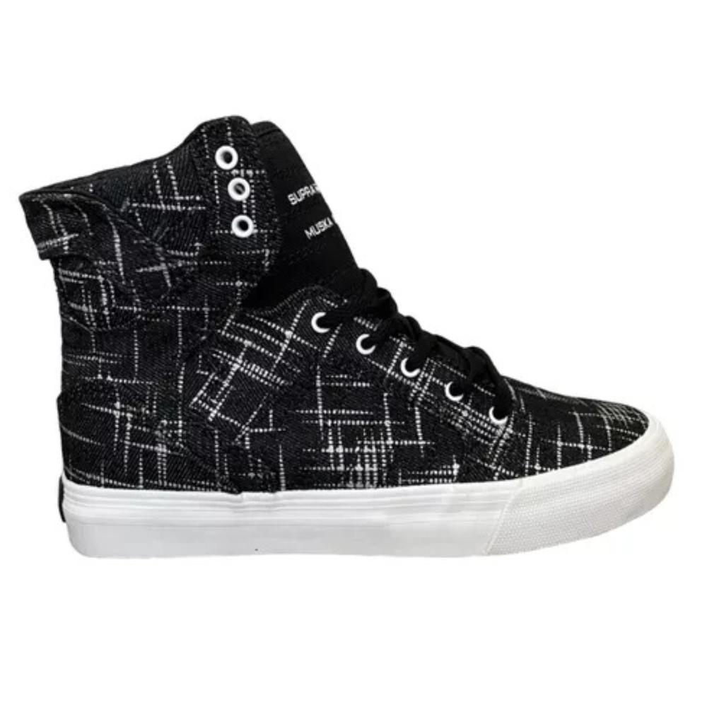 Foto 2 pulgar | Tenis Supra Skytop Niño Sport Deportivos Negro