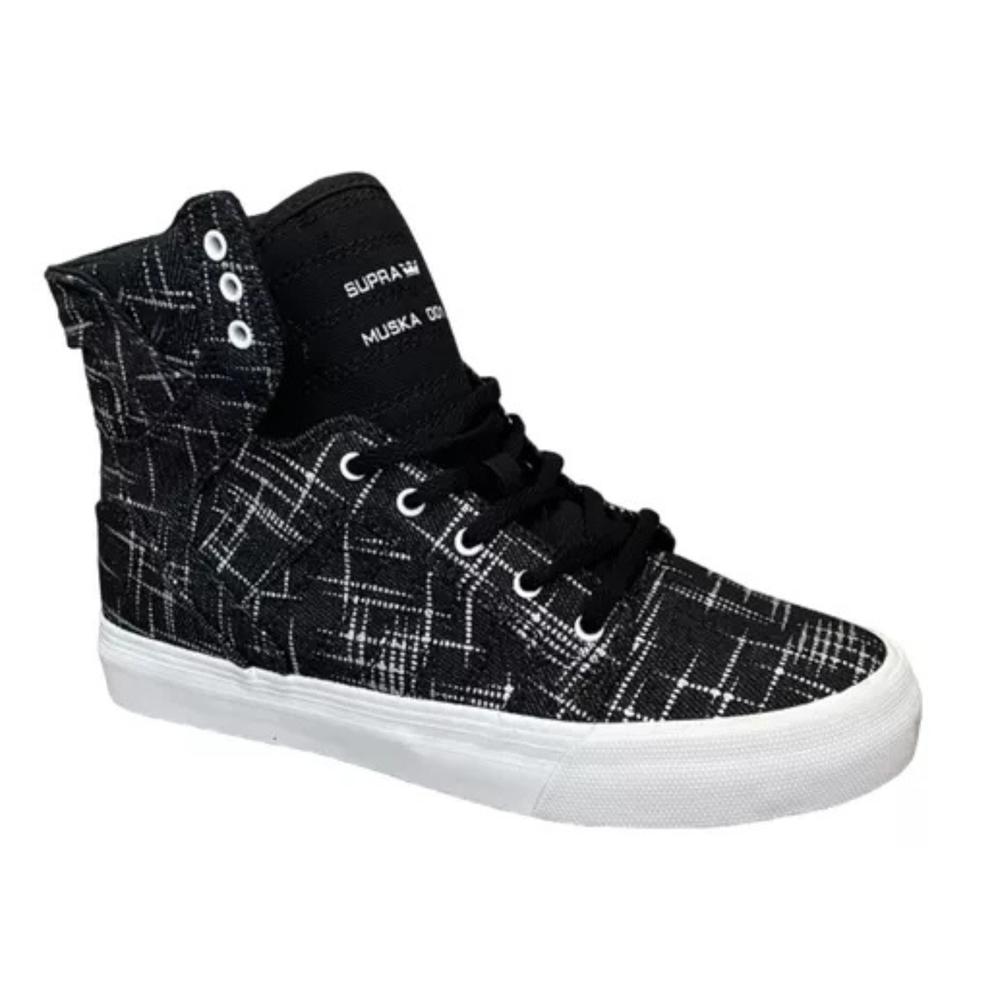Foto 3 pulgar | Tenis Supra Skytop Niño Sport Deportivos Negro