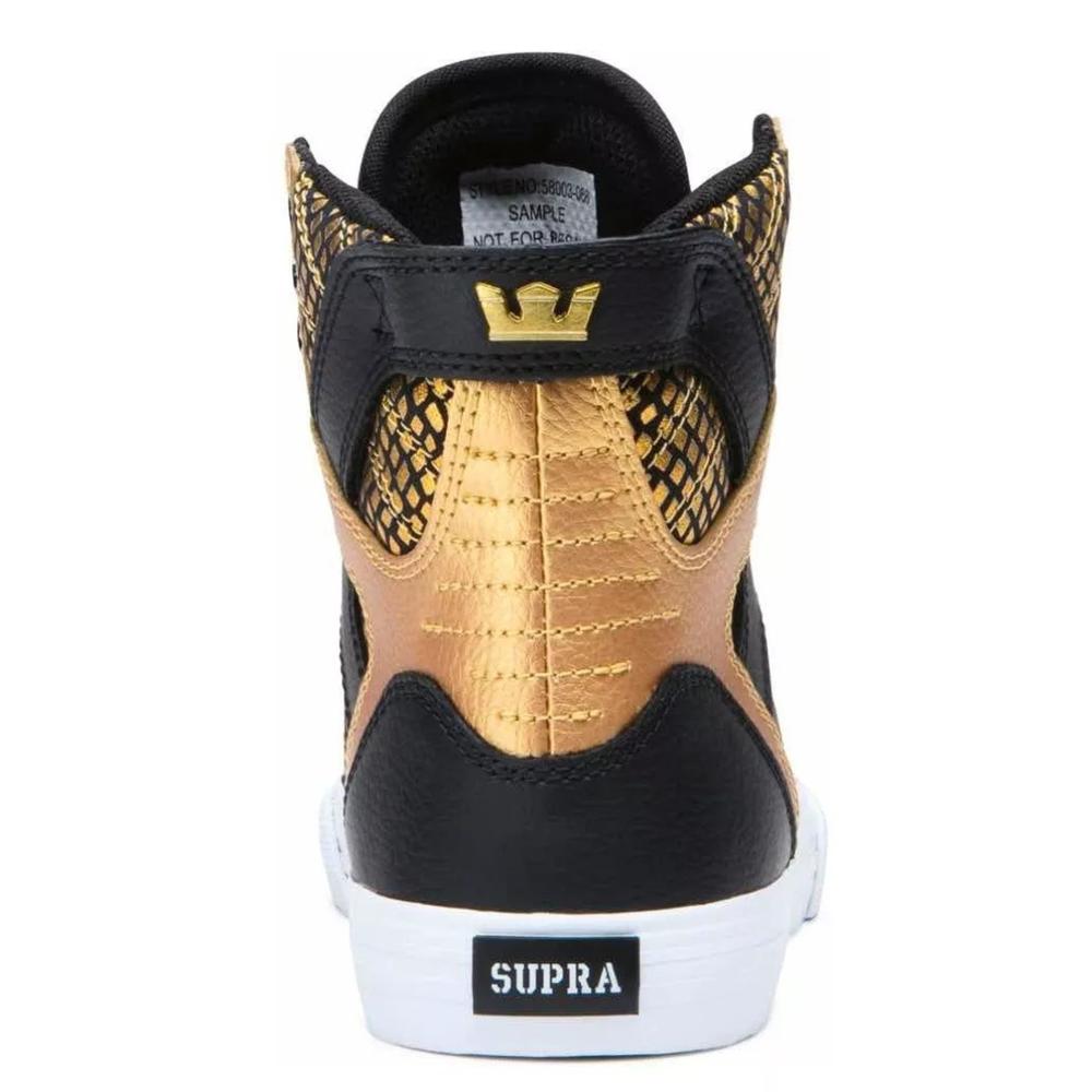 Foto 4 pulgar | Tenis Supra Kids Skytop Niño Infantil Negro