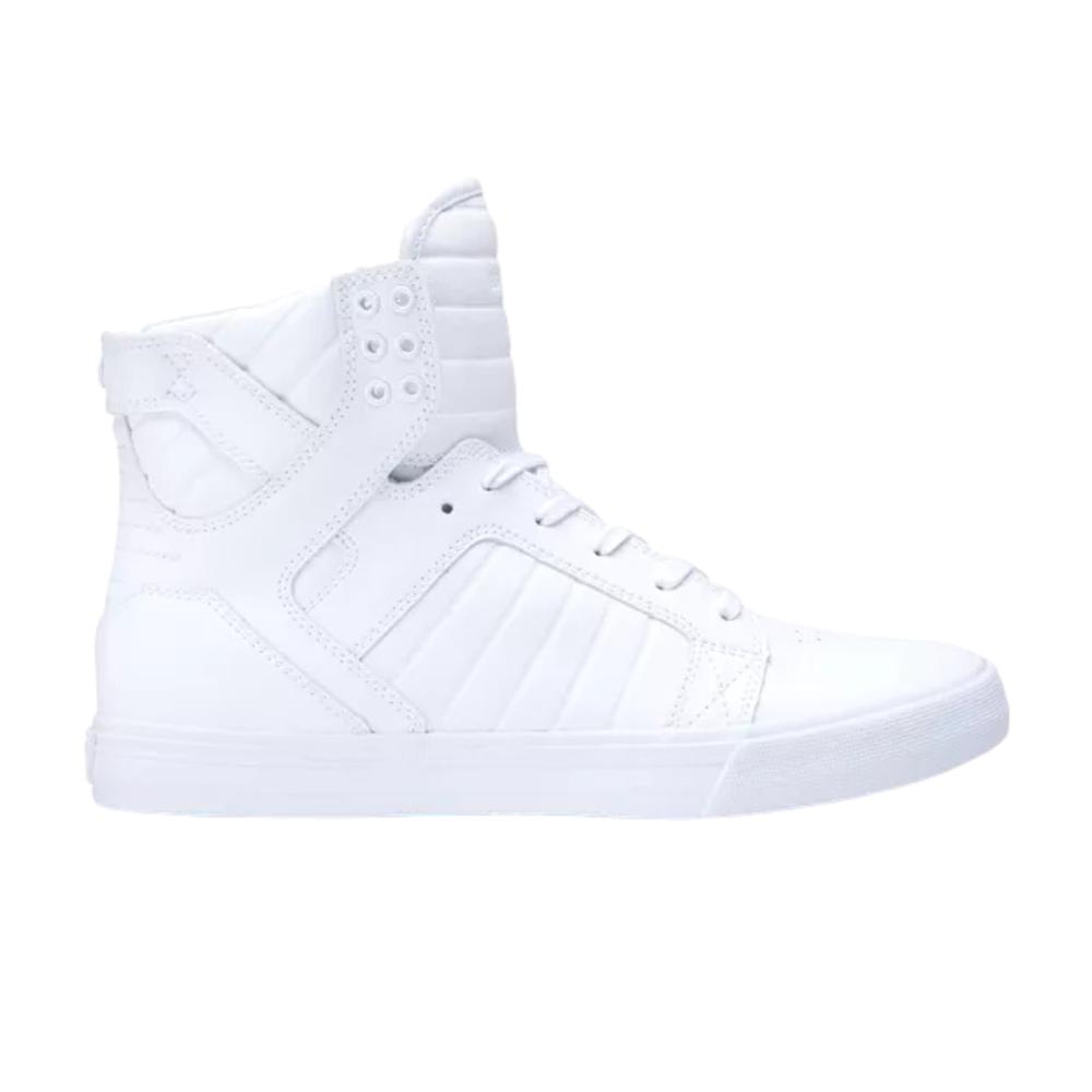 Tenis Supra Skytop Niño Infantil Blanco Escolar Blanco