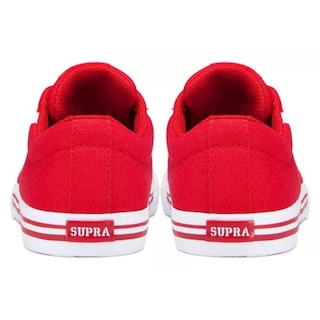 Foto 3 | Tenis Supra Stacks Vulc Ii Firmes Niño Infantil Rojo