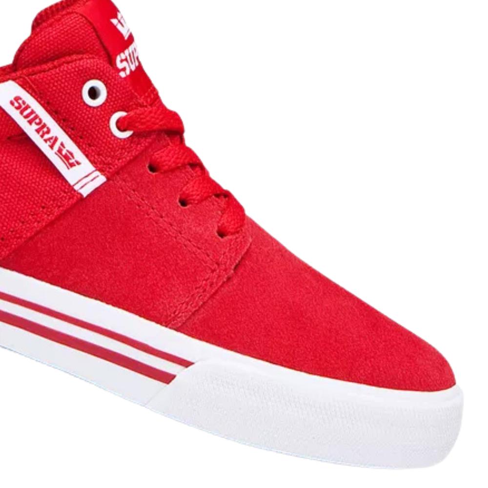 Foto 5 pulgar | Tenis Supra Stacks Vulc Ii Firmes Niño Infantil Rojo