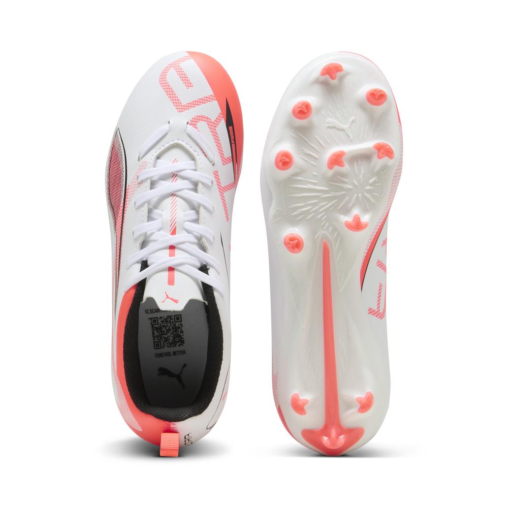 Foto 6 | Tenis Para Futbol Puma Ultra 5 Play Fg/ag Jr Tacos Para Niño Naranja