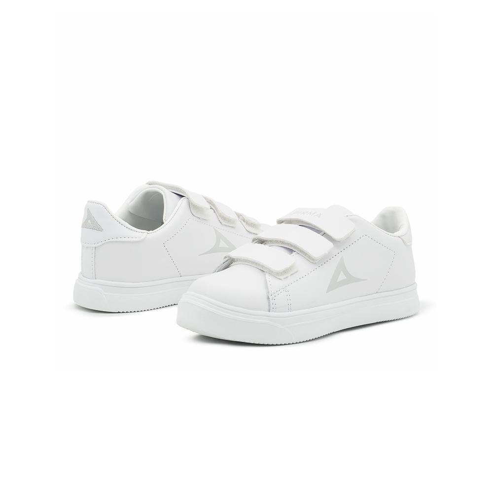 Foto 3 pulgar | Tenis Pirma Escolar Infantil Color Blanco Blanco