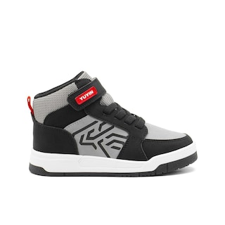 Foto 3 | Tenis Urbano Para Niño Bota Negro Skate 18-21 Contactel Negro