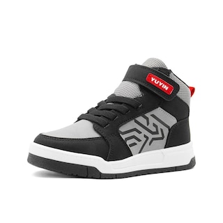 Foto 4 | Tenis Urbano Para Niño Bota Negro Skate 18-21 Contactel Negro
