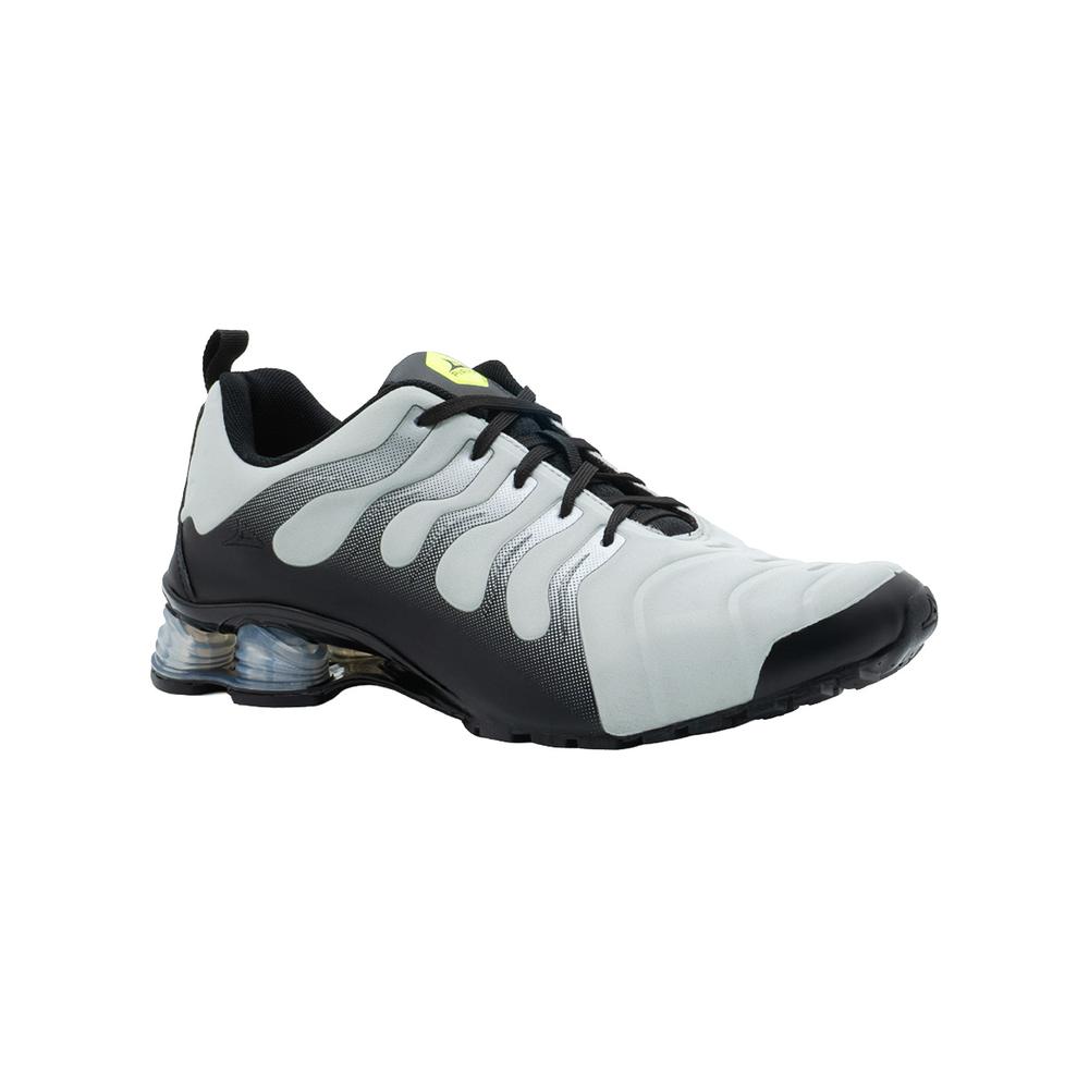 Tenis Para Hombre Pirma  Amortiguador Running Sport Gris Gris