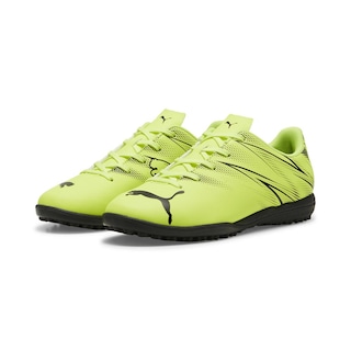 Foto 3 | Tenis Para Fútbol Rápido Puma Attacanto Jr Para Niño Verde Lima