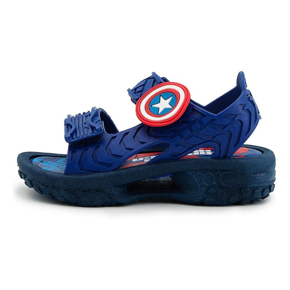 Foto 3 pulgar | Sandalia Huarache Marvel Capitan América Espectro 15-21 Azul