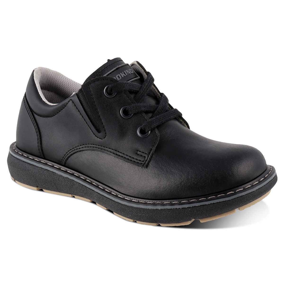 Foto 2 pulgar | Zapatos Escolares de Piel Rokino 3287 Negros para Niño