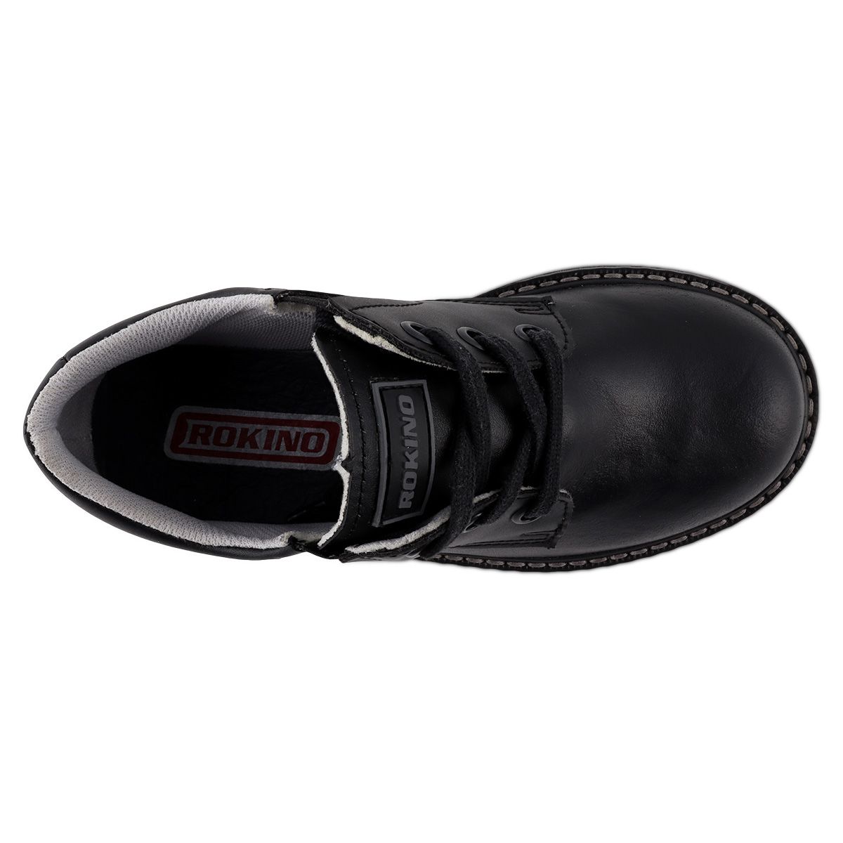 Foto 4 | Zapatos Escolares de Piel Rokino 3287 Negros para Niño