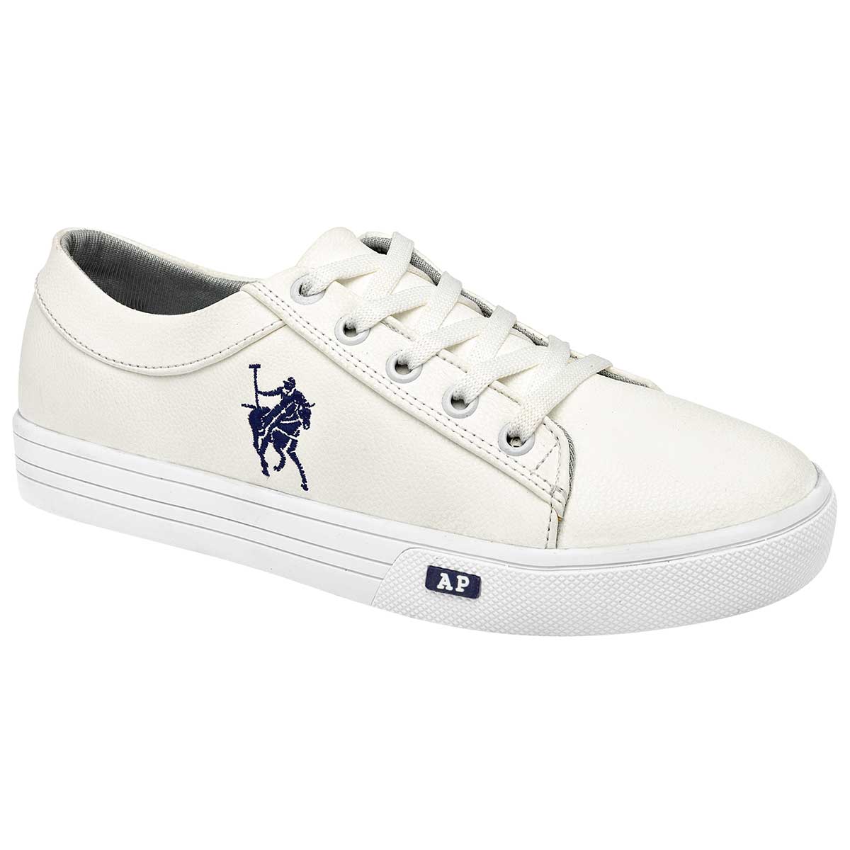 Tenis Urbano American Polo 104152-1 Blancos