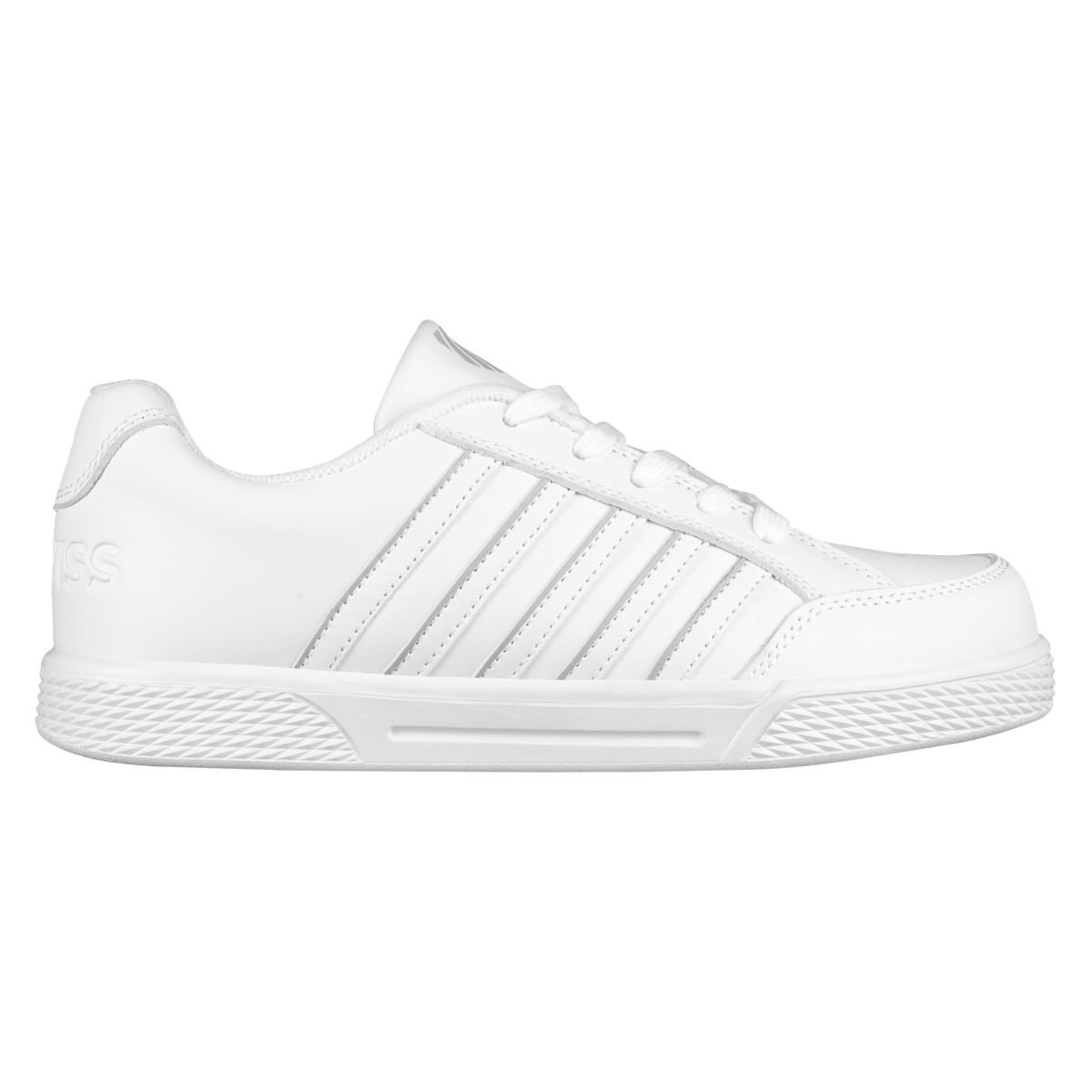 Foto 3 pulgar | Tenis K-swiss Kid Court New Laces Boys Blancos