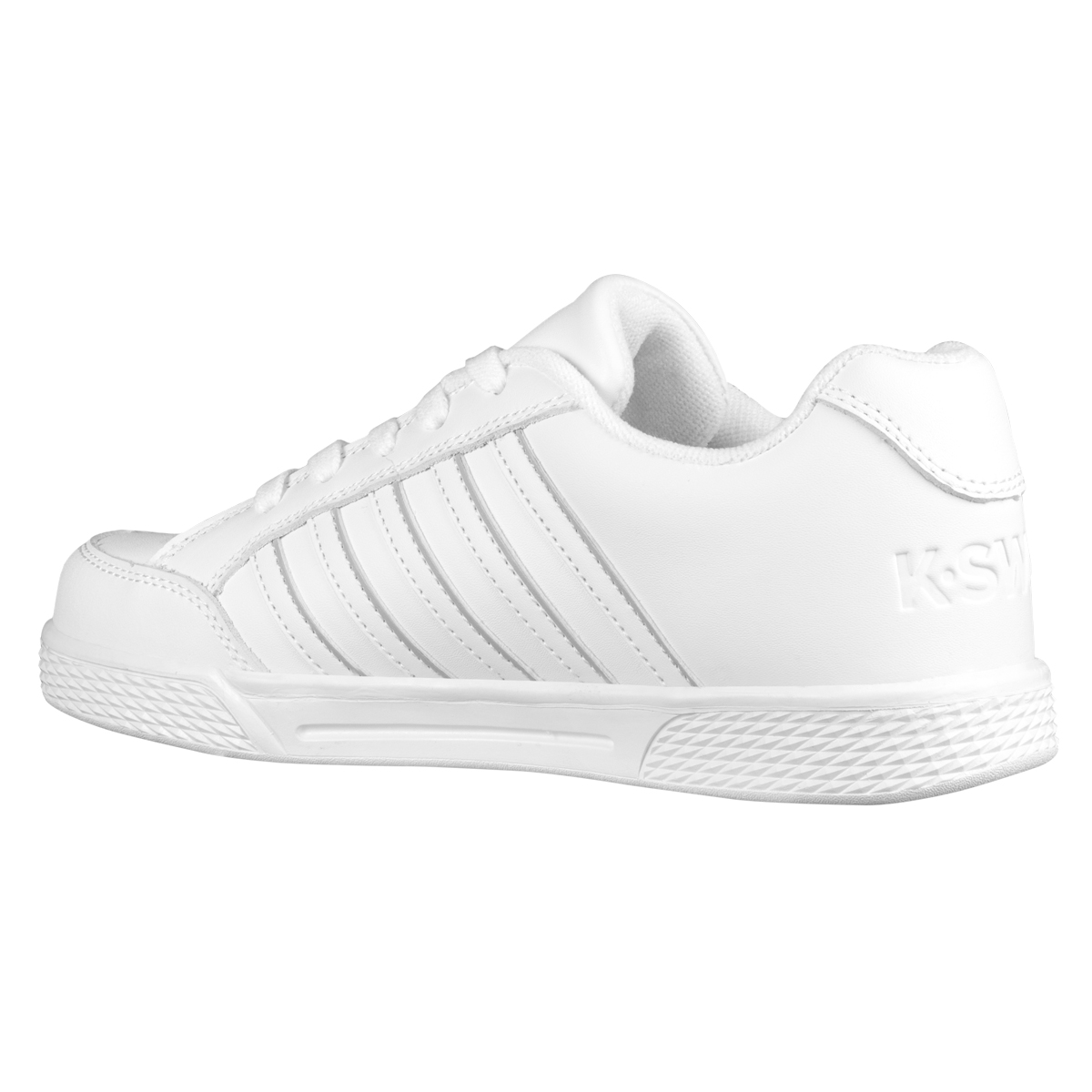 Foto 4 pulgar | Tenis K-swiss Kid Court New Laces Boys Blancos