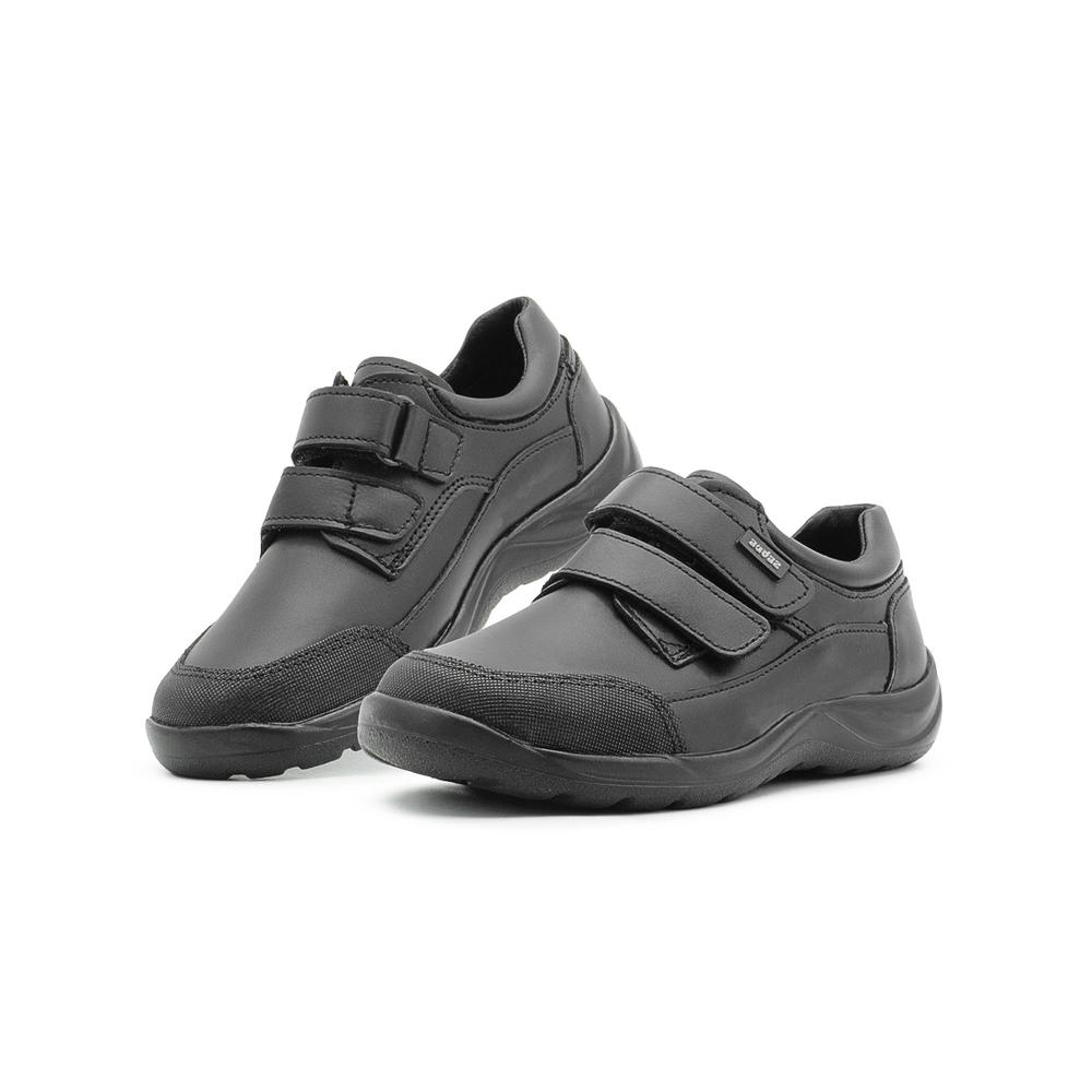 Foto 3 pulgar | Zapato Escolar Piel Audaz  Contactel Plantilla Con Soporte Negro