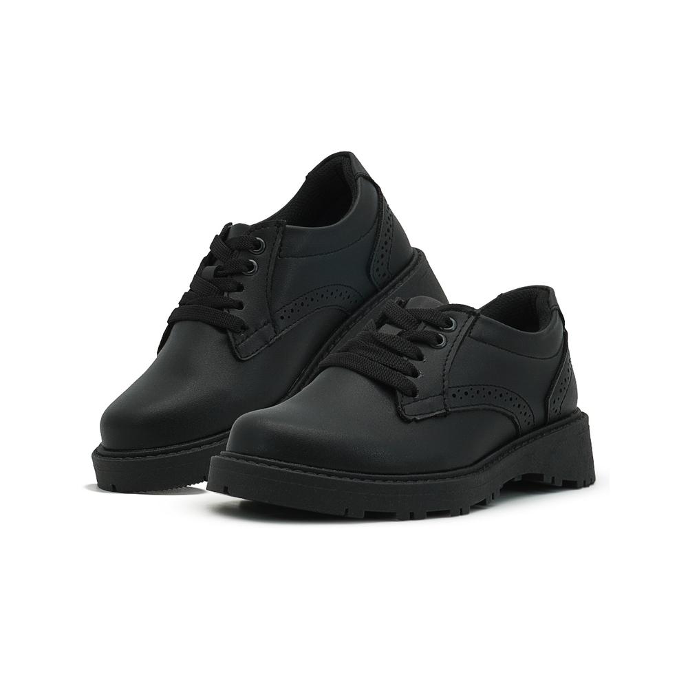 Zapato Escolar Negro Hombre Karsten Negro