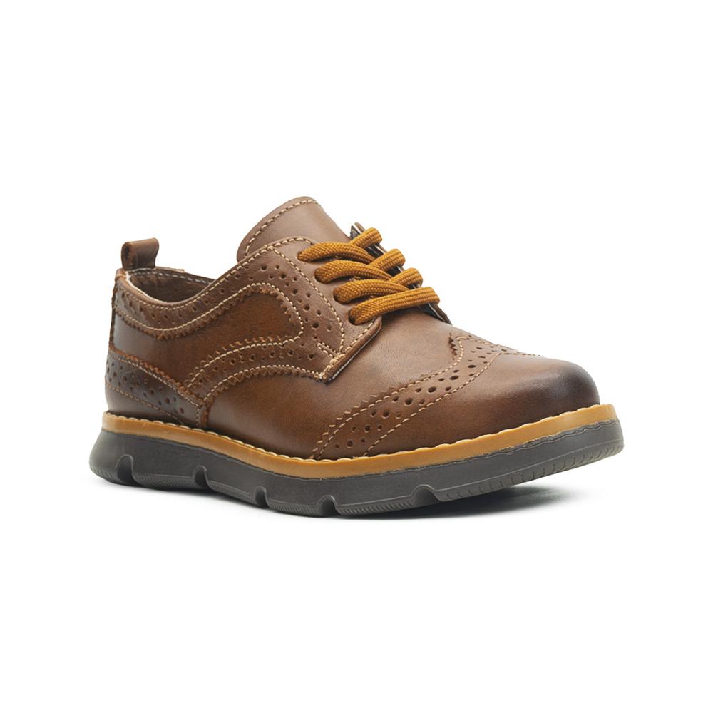 Foto 5 pulgar | Zapato Bostoniano Infantil Karsten  Piel Color Miel 18-26 Beige