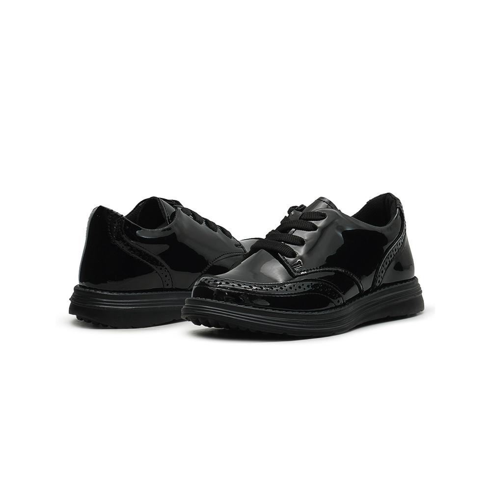Foto 3 pulgar | Zapato Escolar Choclo Charol Negro Mujer Karsten Negro