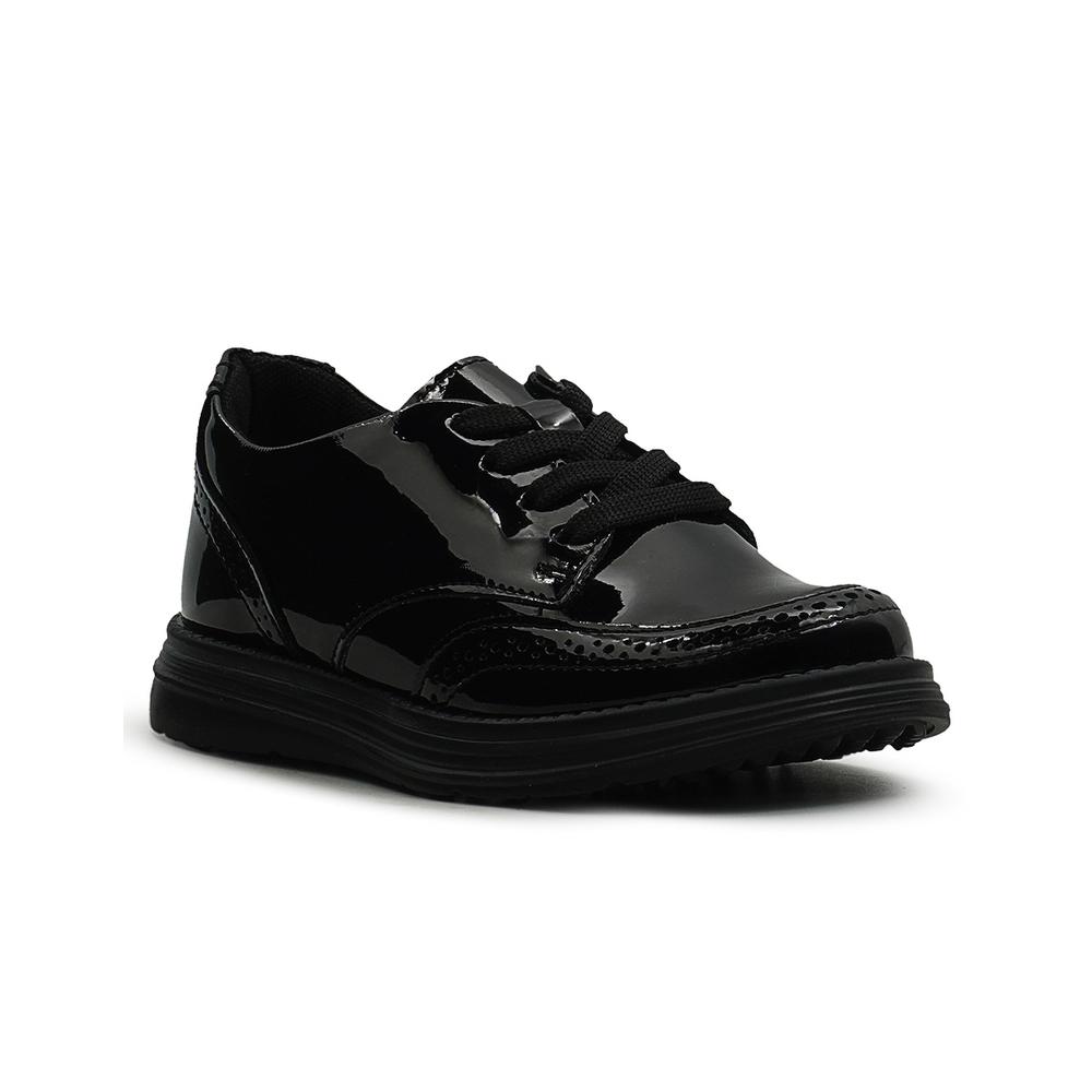 Foto 5 pulgar | Zapato Escolar Choclo Charol Negro Mujer Karsten Negro
