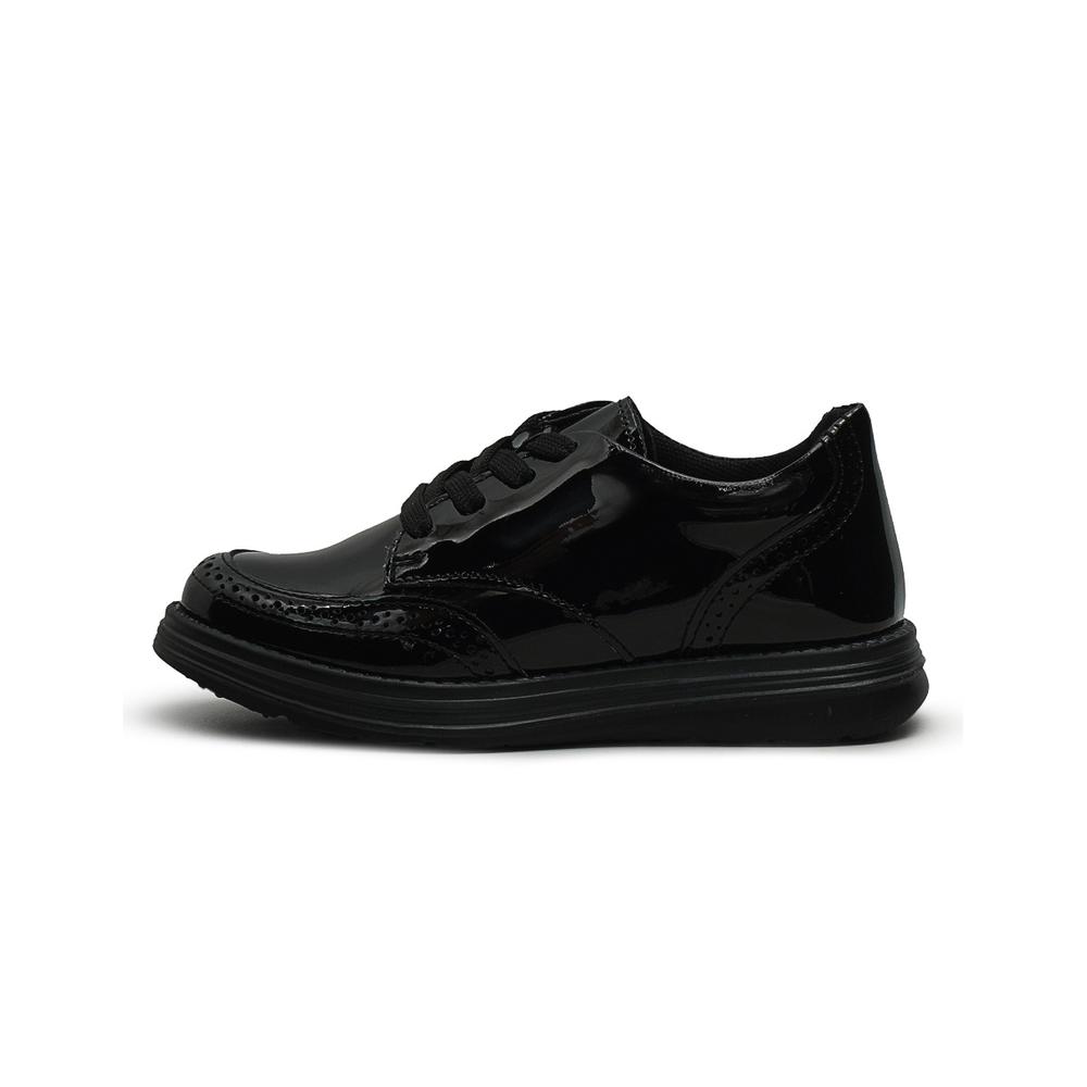 Foto 6 pulgar | Zapato Escolar Choclo Charol Negro Mujer Karsten Negro