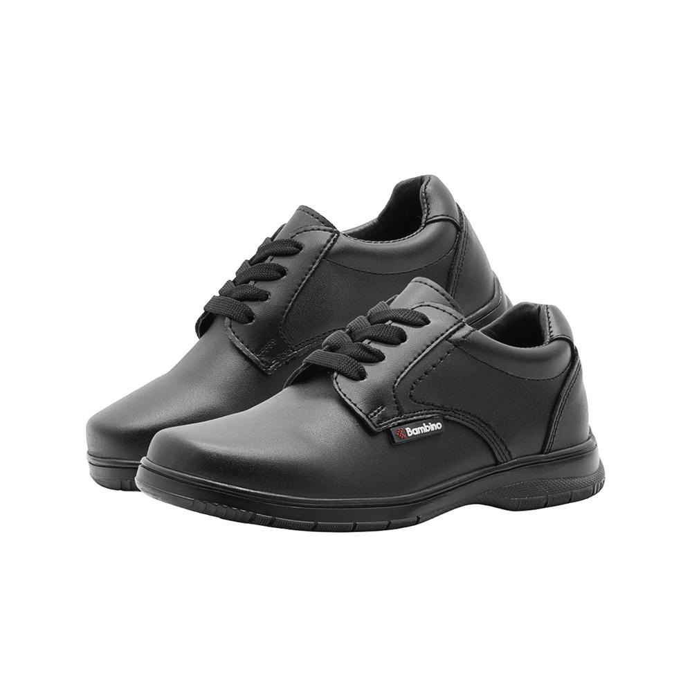 Foto 7 pulgar | Derby Zapato Escolar Bambino Piel Color Negro Plantilla Arco Negro
