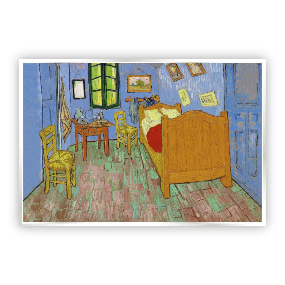 Cuadro Canvas Revolution La Habitacion Vincent Van Gogh Marco color Blanco