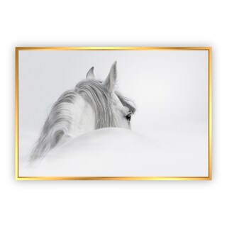 Foto 1 | Cuadro Canvas Revolution de Caballo Blanco con Marco Dorado