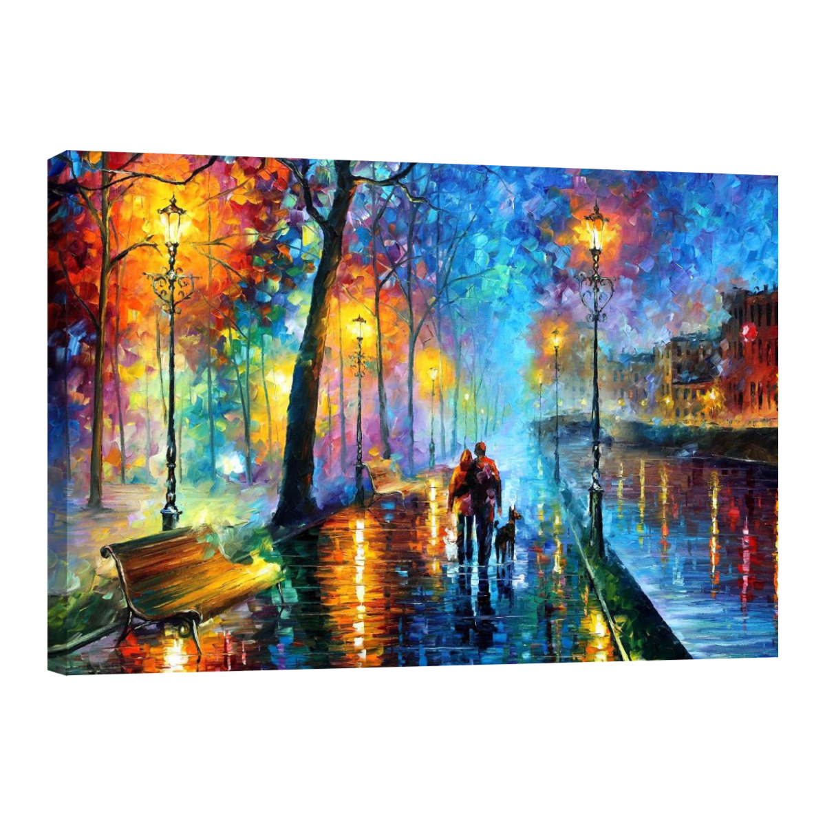 Cuadro Canvas Revolution Caminata Nocturna 90 x 60 cm