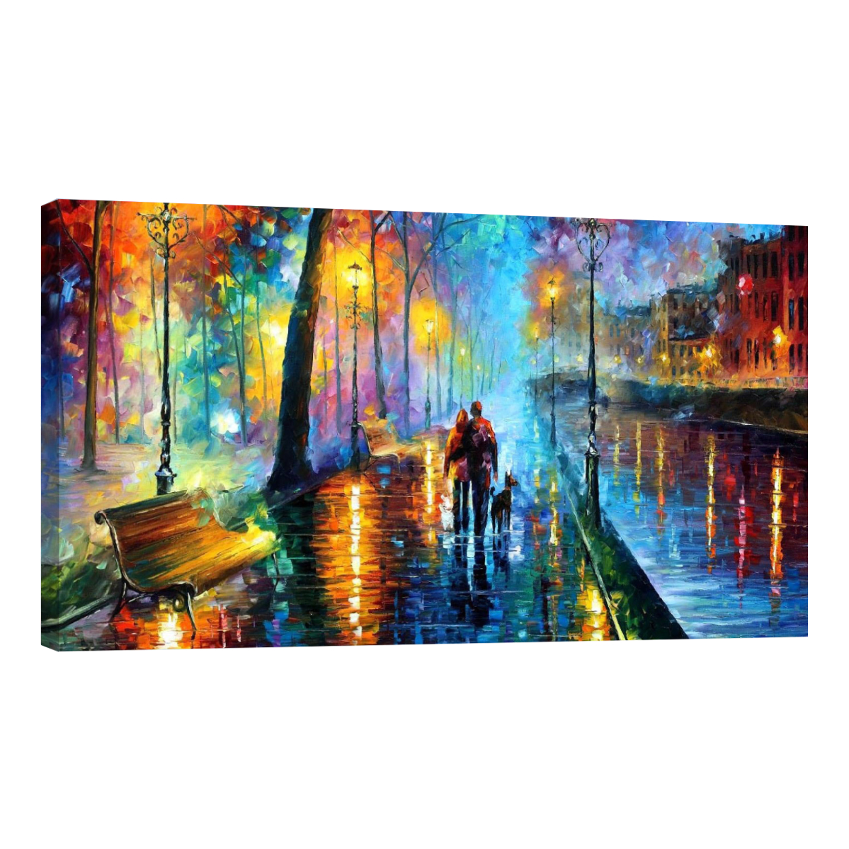 Cuadro Canvas Revolution Caminata Nocturna 120 x 60 cm