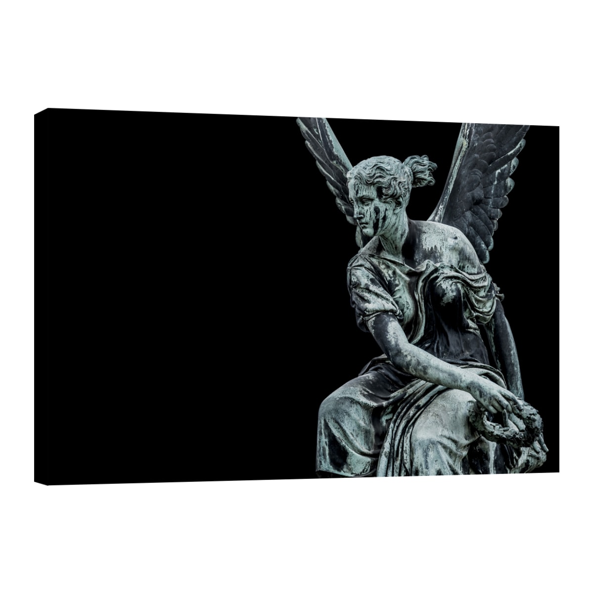 Cuadro Canvas Revolution Antiguo Ángel Alado 90 x 60 cm $995