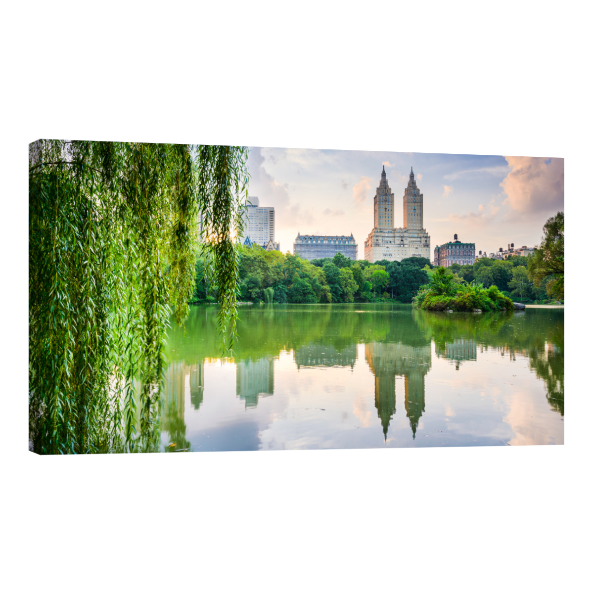 Cuadro Canvas Revolution 120 x 60 Nueva York Lago Central Park Planta Panorámico