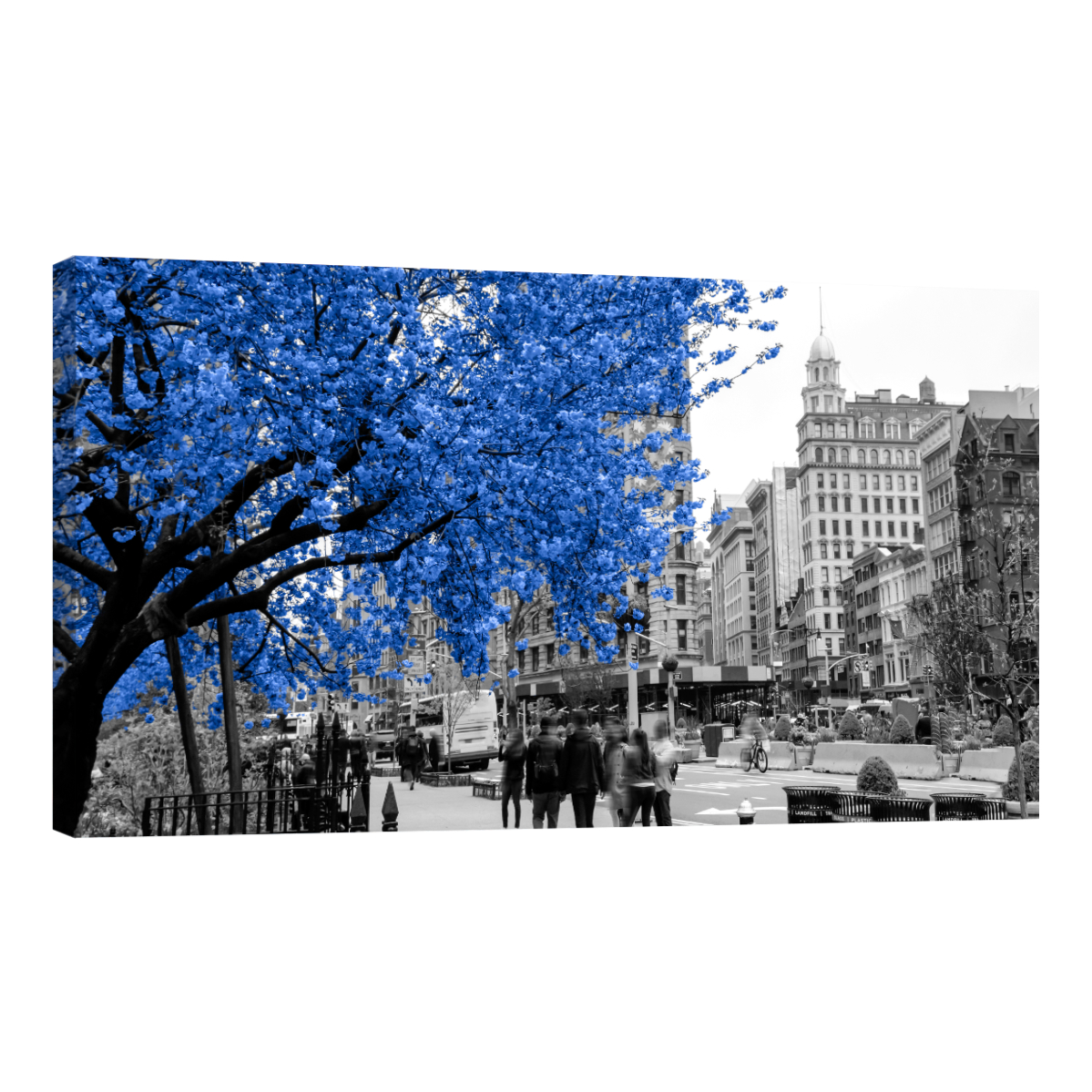 Cuadro Canvas Revolution Nueva York Otoño Azul Panorámico