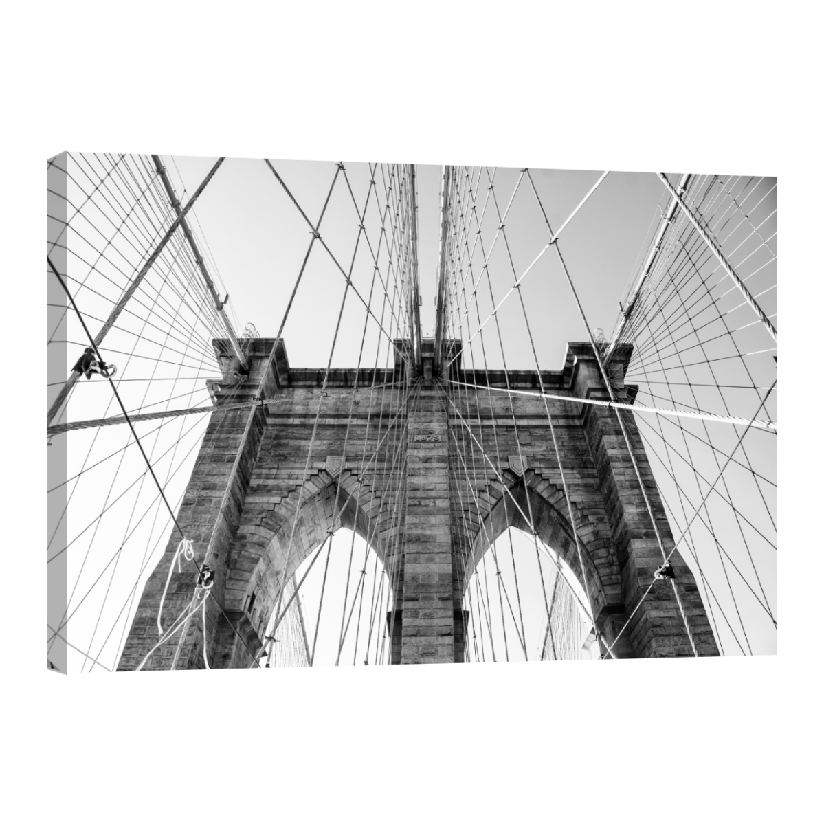 Cuadro Canvas Revolution 90 x 60 Nueva York Arcos de Puente Brooklyn Rectangular