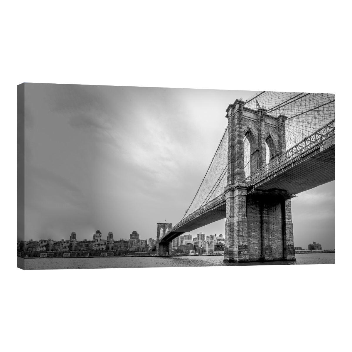 Foto 2 pulgar | Cuadro Canvas Revolution Nueva York Puente De Brooklyn Bn 120 x 60 cm